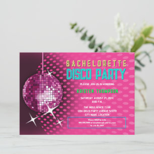 Invitation Bachelorette Retro