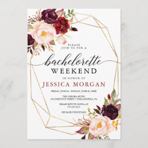 Invitation Bachelorette Weekend Itinéraire Bourgogne Russe
