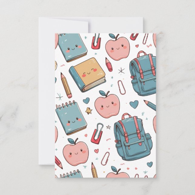 Invitation Back to school (Devant)