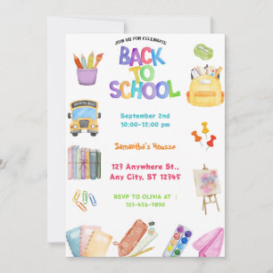Invitation Back to school party