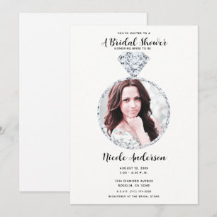 Invitation Bague de fiançailles de mariage diamant Cercle de 