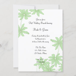 Invitation Baies vertes clair Mariage Brunch