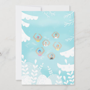 Invitation Baigneurs artistiques   Art d'hiver de natation ar
