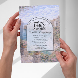 Invitation Baignez dans l'amour avec une fête prénuptiale sur