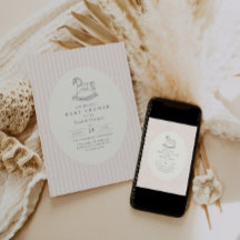 Baignoire à bascule rose vintage pour Baby Shower