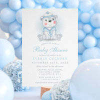 Baignoire de marin ours nautique Baby Shower
