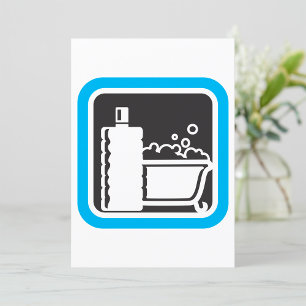 Invitation Bain à bulles