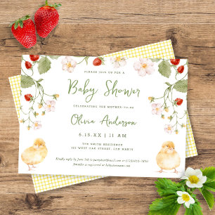 Invitation Bain de Couleur Aquarelle Douce pour Bébé Fille au