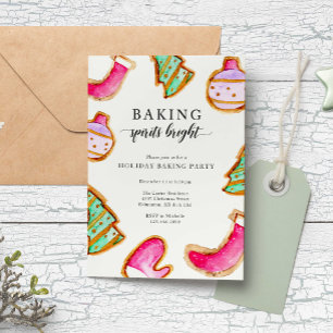 Invitation Baking Spiritueux Bright Baking Party Simple