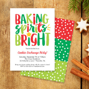 Invitation Baking Spiritueux Bright Cooke Swap