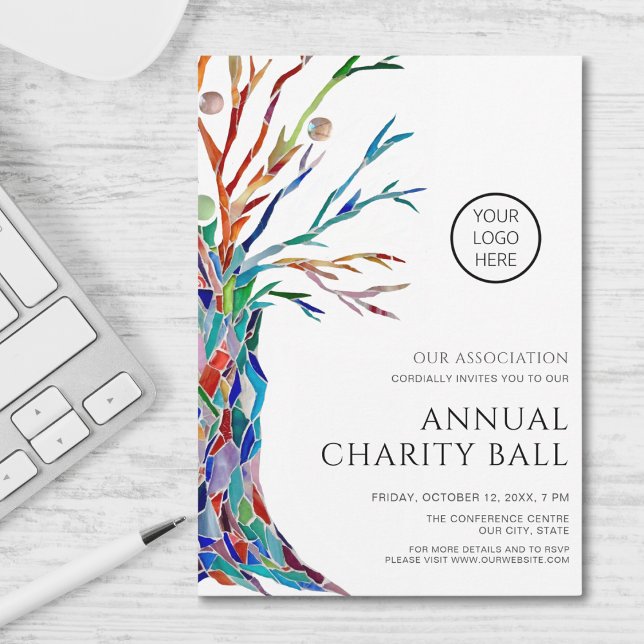 Invitation Bal annuel de charité (Créateur téléchargé)