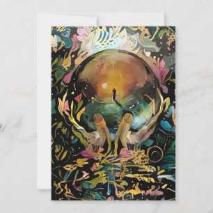 Invitation Bal de cristal dans les mains de Dieu