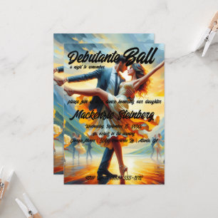 Invitation Bal de Débutante Cotillon Danse de Salon