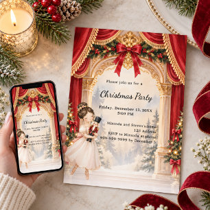 Invitation Bal de Noël de Casse-Noisette