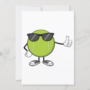 Invitation Bal de tennis ensoleillé