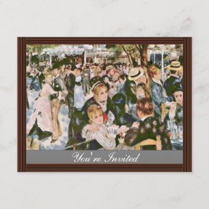 Invitation Bal Du Moulin De La Galette Par Pierre-Auguste