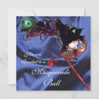 BAL MASQUÉ DU MARDI GRAS bleu