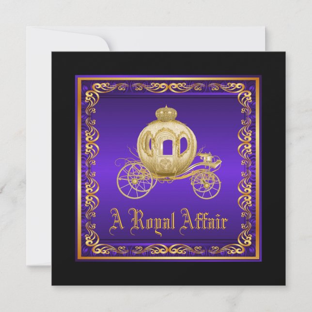 Invitation Bal royal de promo (Devant)