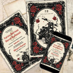 Invitation Balade en Forever : Vélos et Mariages Rose<br><div class="desc">Ride in Forever : Vélos & Roses ☠️ Pour le couple qui aime la route ouverte et le style intemporel. "Vélos & Roses" présente une palette de couleurs audacieuses, beige, noir & rouge, parfaites pour les amateurs de moto. Cette invitation présente une esthétique vintage avec une touche de charme pointu,...</div>