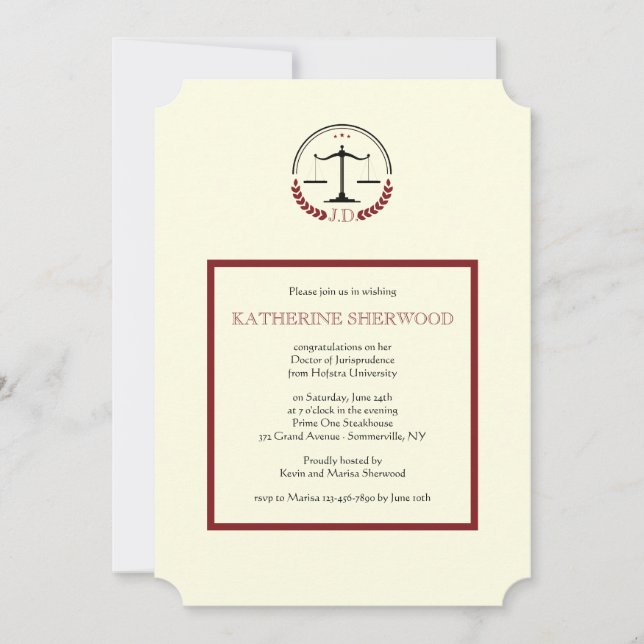 Invitation Balance de Justice (Devant)