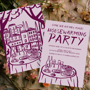 Invitation Balcon Whimsical Appartement Cuisine Maison Person