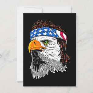Invitation Bald Eagle Mullet USA