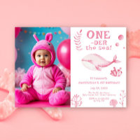 Baleine rose au-dessus de la mer 1er anniversaire