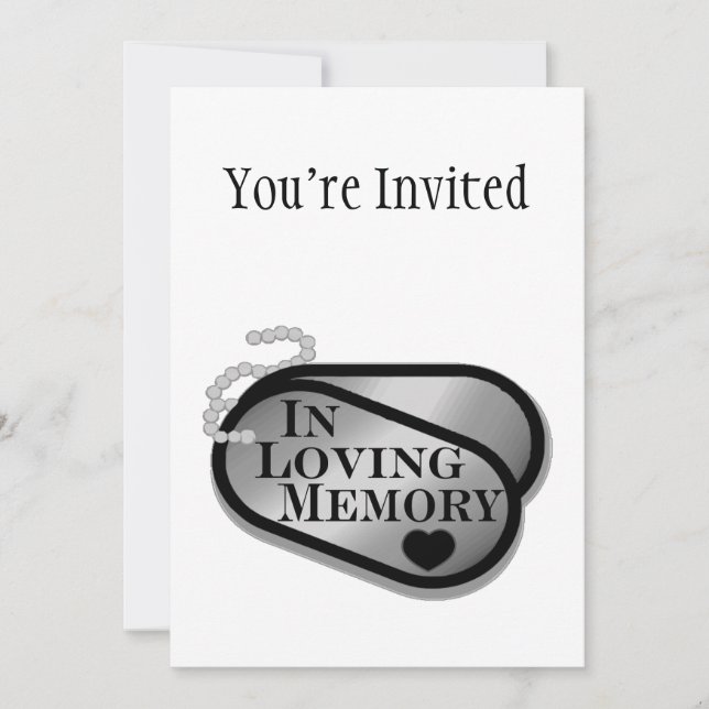 Invitation Balises In Love Memory Dog (Devant)
