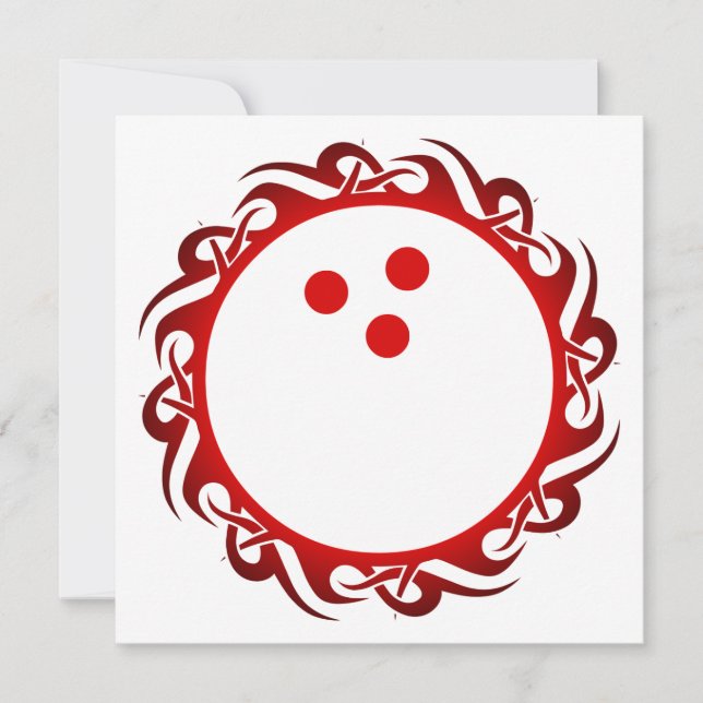 Invitation balle de bowling (Devant)