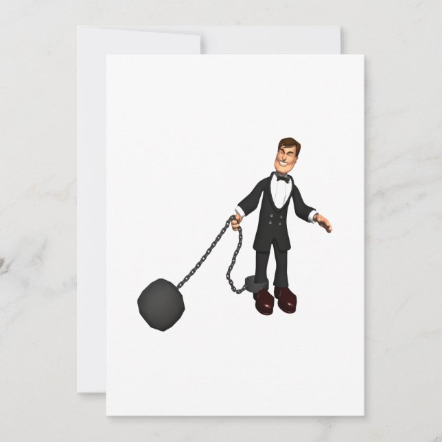 Invitation Balle Et Chaîne 2 (Devant)