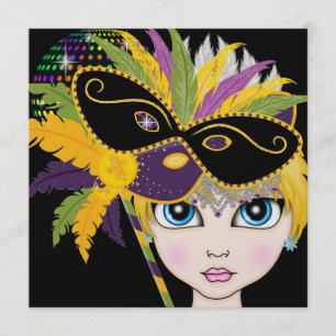 Invitation Balle mascarade / Festival / Fête du costume - SRF