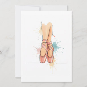 Invitation ballerina