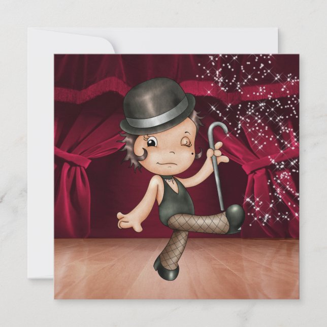 Invitation Ballerina - Dance Performance / Cabaret Party - S (Devant)