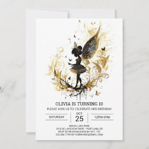 Invitation Ballerina Dreams Fairy Tale Anniversaire