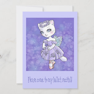 Invitation Ballerina Kitty