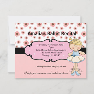 Invitation Ballerine