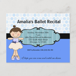 Invitation Ballerine