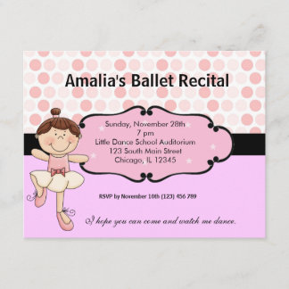 Invitation Ballerine