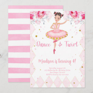 Invitation Ballerine Blanche 