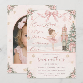 Invitation Ballerine Casse-Noisette ONEderland 1er Anniversai