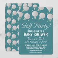 Balles de Golf Modernes Fête de Naissance Bébé Ble
