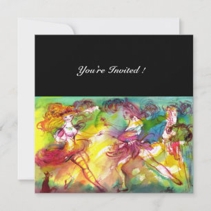 Invitation BALLET CARNAVAL / Mascarade vénitienne, Musique de