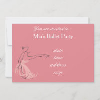 Ballet Party pour filles ballerine rose
