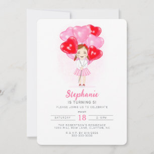 Invitation Ballon Anniversaire Chérie