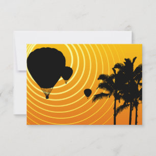 Invitation ballons d'air chaud