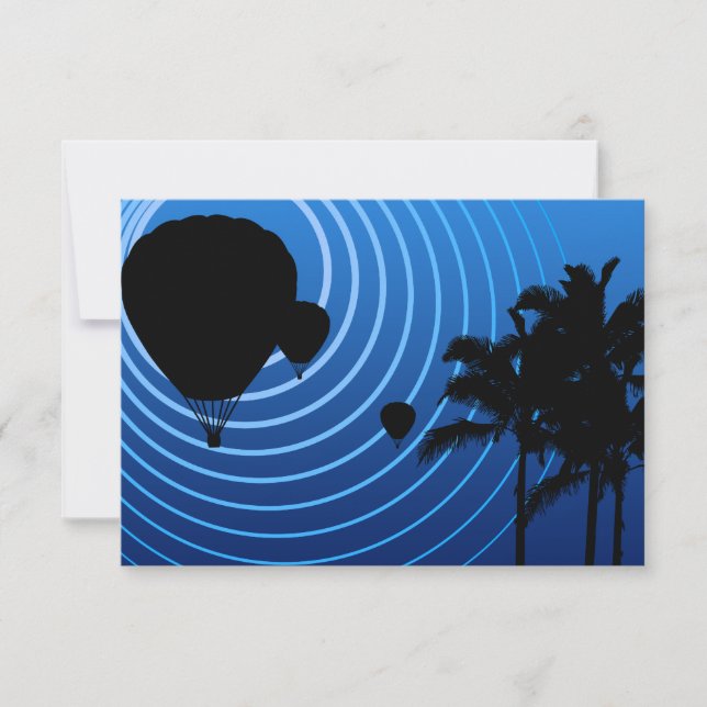 Invitation ballons d'air chaud (Devant)