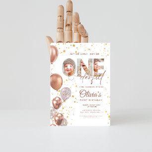 Invitation Balloon n'est pas elle magnifique 1er anniversaire