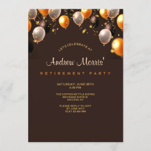 Invitation Balloons d'invitation pour célébration