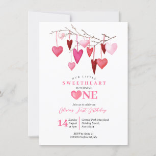Invitation Ballotte rose Sweetheart Saint Valentin Anniversai