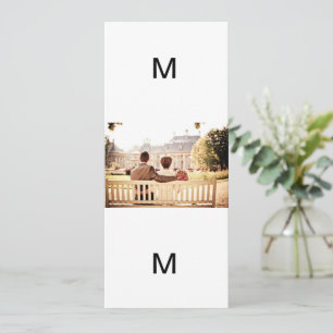 Invitation Banc de mariage pour couple Couple marié Mariée Ma